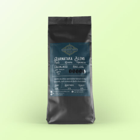 Karnataka Blend - 1kg A bag of perfectly roasted Karnataka blend coffee by Merriness Coffee