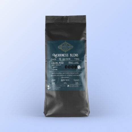 Merriness Blend - 1kg A bag of perfectly blended coffee from Merriness Coffee